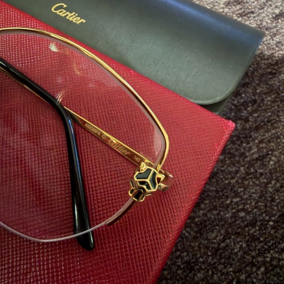 Cartier Gold Frame Glasses - Picture 2 of 10